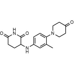 3-((3-Methyl-4-(4-oxopiperidin-1-yl)phenyl)amino)piperidine-2,6-dione|CS-1358078