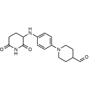 1-(4-((2,6-Dioxopiperidin-3-yl)amino)phenyl)piperidine-4-carbaldehyde|CS-1358079