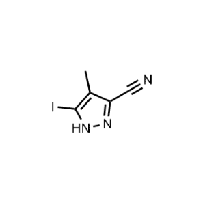 5-Iodo-4-methyl-1H-pyrazole-3-carbonitrile|CS-1358118
