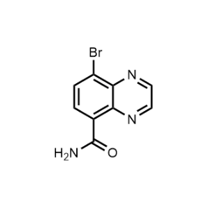 8-Bromoquinoxaline-5-carboxamide|CS-1358124