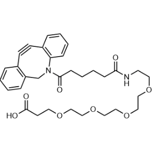 22-(11,12-Didehydrodibenzo[b,f]azocin-5(6H)-yl)-17,22-dioxo-4,7,10,13-Tetraoxa-16-azadocosanoic acid|CS-1358137