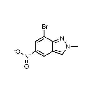 7-Bromo-2-methyl-5-nitro-2H-indazole|CS-1358139