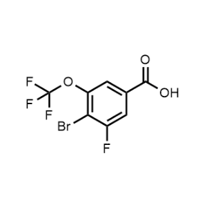 4-Bromo-3-fluoro-5-(trifluoromethoxy)benzoic acid|CS-1358149