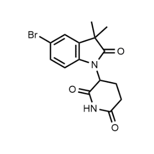3-(5-Bromo-3,3-dimethyl-2-oxoindolin-1-yl)piperidine-2,6-dione|CS-1358166