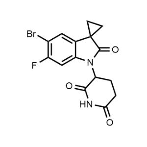 3-(5'-Bromo-6'-fluoro-2'-oxospiro[cyclopropane-1,3'-indolin]-1'-yl)piperidine-2,6-dione|CS-1358169