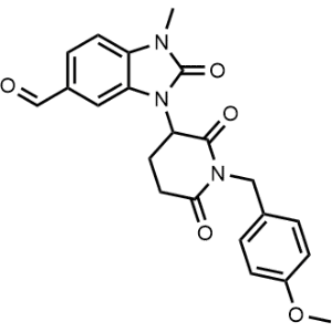 3-(1-(4-Methoxybenzyl)-2,6-dioxopiperidin-3-yl)-1-methyl-2-oxo-2,3-dihydro-1H-benzo[d]imidazole-5-carbaldehyde|CS-1358179