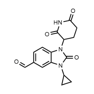 3-Cyclopropyl-1-(2,6-dioxopiperidin-3-yl)-2-oxo-2,3-dihydro-1H-benzo[d]imidazole-5-carbaldehyde|CS-1358186