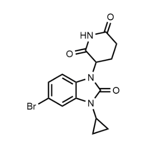 3-(5-Bromo-3-cyclopropyl-2-oxo-2,3-dihydro-1H-benzo[d]imidazol-1-yl)piperidine-2,6-dione|CS-1358188