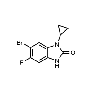 6-Bromo-1-cyclopropyl-5-fluoro-1,3-dihydro-2H-benzo[d]imidazol-2-one|CS-1358195