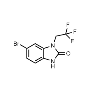 6-Bromo-1-(2,2,2-trifluoroethyl)-1,3-dihydro-2H-benzo[d]imidazol-2-one|CS-1358200