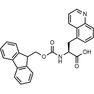 (S)-2-((((9H-Fluoren-9-yl)methoxy)carbonyl)amino)-3-(quinolin-5-yl)propanoic acid|CS-1358269