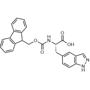 (S)-2-((((9H-Fluoren-9-yl)methoxy)carbonyl)amino)-3-(1H-indazol-5-yl)propanoic acid|CS-1358279
