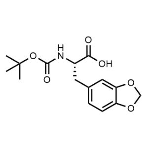 (S)-3-(Benzo[d][1,3]dioxol-5-yl)-2-((tert-butoxycarbonyl)amino)propanoic acid|CS-1358313