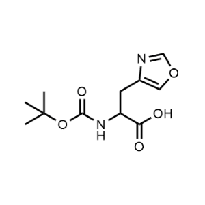 2-((tert-Butoxycarbonyl)amino)-3-(oxazol-4-yl)propanoic acid|CS-1358315