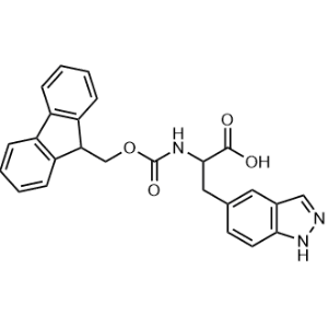 2-((((9H-Fluoren-9-yl)methoxy)carbonyl)amino)-3-(1H-indazol-5-yl)propanoic acid|CS-1358323