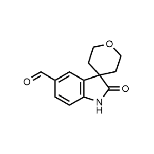 2-Oxo-2',3',5',6'-tetrahydrospiro[indoline-3,4'-pyran]-5-carbaldehyde|CS-1358366
