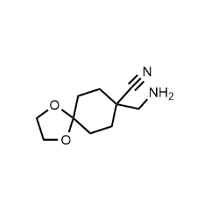 8-(Aminomethyl)-1,4-dioxaspiro[4.5]decane-8-carbonitrile|CS-1358374