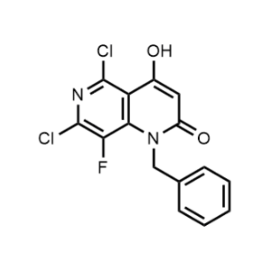 1-Benzyl-5,7-dichloro-8-fluoro-4-hydroxy-1,6-naphthyridin-2(1H)-one|CS-1358447