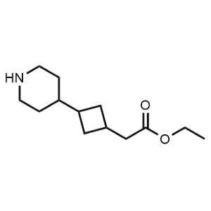 Ethyl 2-(3-(piperidin-4-yl)cyclobutyl)acetate|CS-1358481