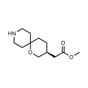 Methyl (S)-2-(1-oxa-9-azaspiro[5.5]undecan-3-yl)acetate|CS-1358619