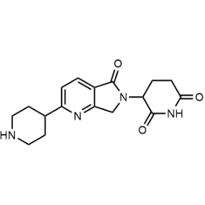 3-(5-Oxo-2-(piperidin-4-yl)-5,7-dihydro-6H-pyrrolo[3,4-b]pyridin-6-yl)piperidine-2,6-dione|CS-1358697