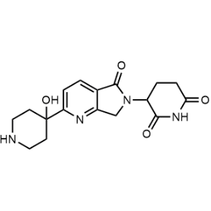 3-(2-(4-Hydroxypiperidin-4-yl)-5-oxo-5,7-dihydro-6H-pyrrolo[3,4-b]pyridin-6-yl)piperidine-2,6-dione|CS-1358699
