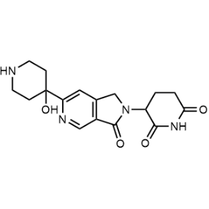 3-(6-(4-Hydroxypiperidin-4-yl)-3-oxo-1,3-dihydro-2H-pyrrolo[3,4-c]pyridin-2-yl)piperidine-2,6-dione|CS-1358702