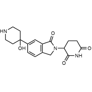 3-(6-(4-Hydroxypiperidin-4-yl)-1-oxoisoindolin-2-yl)piperidine-2,6-dione|CS-1358706