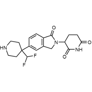 3-(5-(4-(Difluoromethyl)piperidin-4-yl)-1-oxoisoindolin-2-yl)piperidine-2,6-dione|CS-1358713