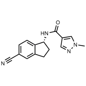 (R)-N-(5-Cyano-2,3-dihydro-1H-inden-1-yl)-1-methyl-1H-pyrazole-4-carboxamide|CS-1358715