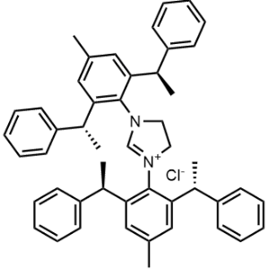1,3-Bis(4-methyl-2,6-bis((R)-1-phenylethyl)phenyl)-4,5-dihydro-1H-imidazol-3-ium chloride|CS-1358784