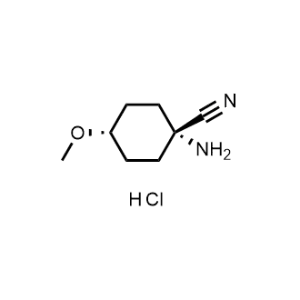 trans-1-Amino-4-methoxycyclohexane-1-carbonitrile hydrochloride|CS-1358861