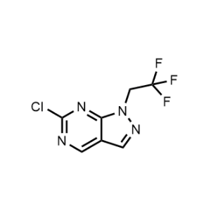 6-Chloro-1-(2,2,2-trifluoroethyl)-1H-pyrazolo[3,4-d]pyrimidine|CS-1358863