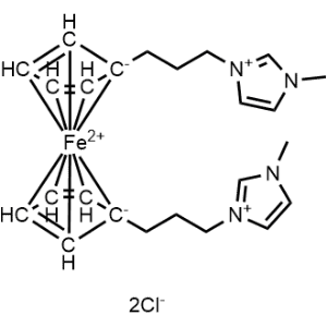 3,3′-(1,1′-Ferrocenediyldi-3,1-propanediyl)bis[3-methyl-1H-Imidazolium] chloride|CS-1359003