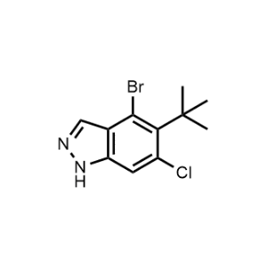 4-Bromo-5-(tert-butyl)-6-chloro-1H-indazole|CS-1359026