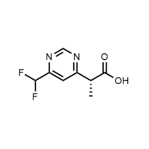 (R)-2-(6-(Difluoromethyl)pyrimidin-4-yl)propanoic acid|CS-1359051