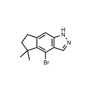4-Bromo-5,5-dimethyl-1,5,6,7-tetrahydrocyclopenta[f]indazole|CS-1359063