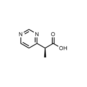 (S)-2-(Pyrimidin-4-yl)propanoic acid|CS-1359066