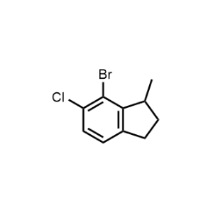 7-Bromo-6-chloro-1-methyl-2,3-dihydro-1H-indene|CS-1359391