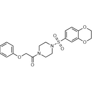 1-(4-((2,3-Dihydrobenzo[b][1,4]dioxin-6-yl)sulfonyl)piperazin-1-yl)-2-phenoxyethan-1-one|CS-1359418
