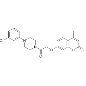 7-(2-(4-(3-Chlorophenyl)piperazin-1-yl)-2-oxoethoxy)-4-methyl-2H-chromen-2-one|CS-1359422