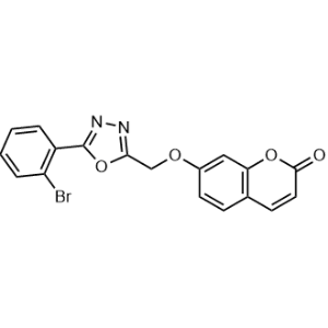 7-((5-(2-Bromophenyl)-1,3,4-oxadiazol-2-yl)methoxy)-2H-chromen-2-one|CS-1359432