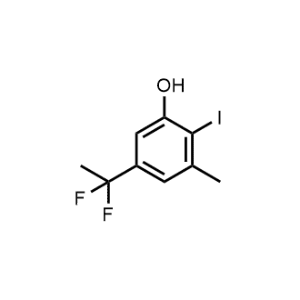5-(1,1-Difluoroethyl)-2-iodo-3-methylphenol|CS-1359605