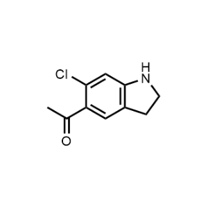 1-(6-Chloroindolin-5-yl)ethan-1-one|CS-1359616