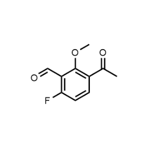 3-Acetyl-6-fluoro-2-methoxybenzaldehyde|CS-1359628