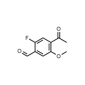 4-Acetyl-2-fluoro-5-methoxybenzaldehyde|CS-1359641