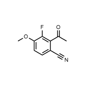 2-Acetyl-3-fluoro-4-methoxybenzonitrile|CS-1359664