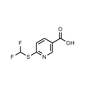 6-((Difluoromethyl)thio)nicotinic acid|CS-1359816