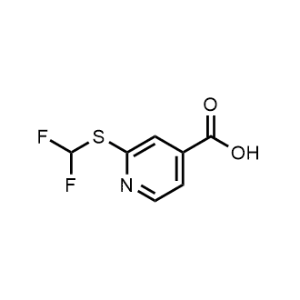 2-((Difluoromethyl)thio)isonicotinic acid|CS-1359818