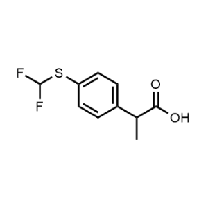 2-(4-((Difluoromethyl)thio)phenyl)propanoic acid|CS-1359834